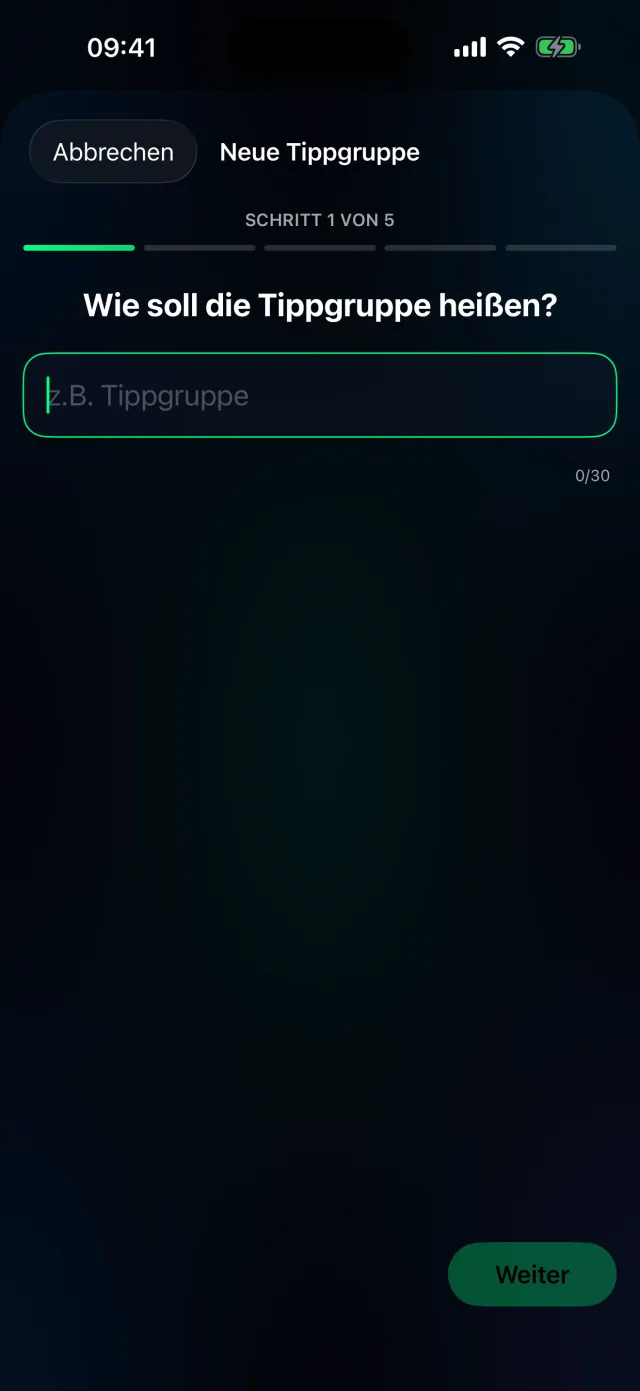 Tippr – Tipprunde erstellen