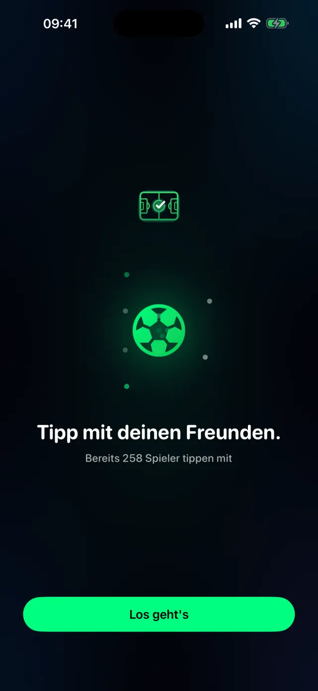 Tippr App Onboarding — Tipp mit deinen Freunden